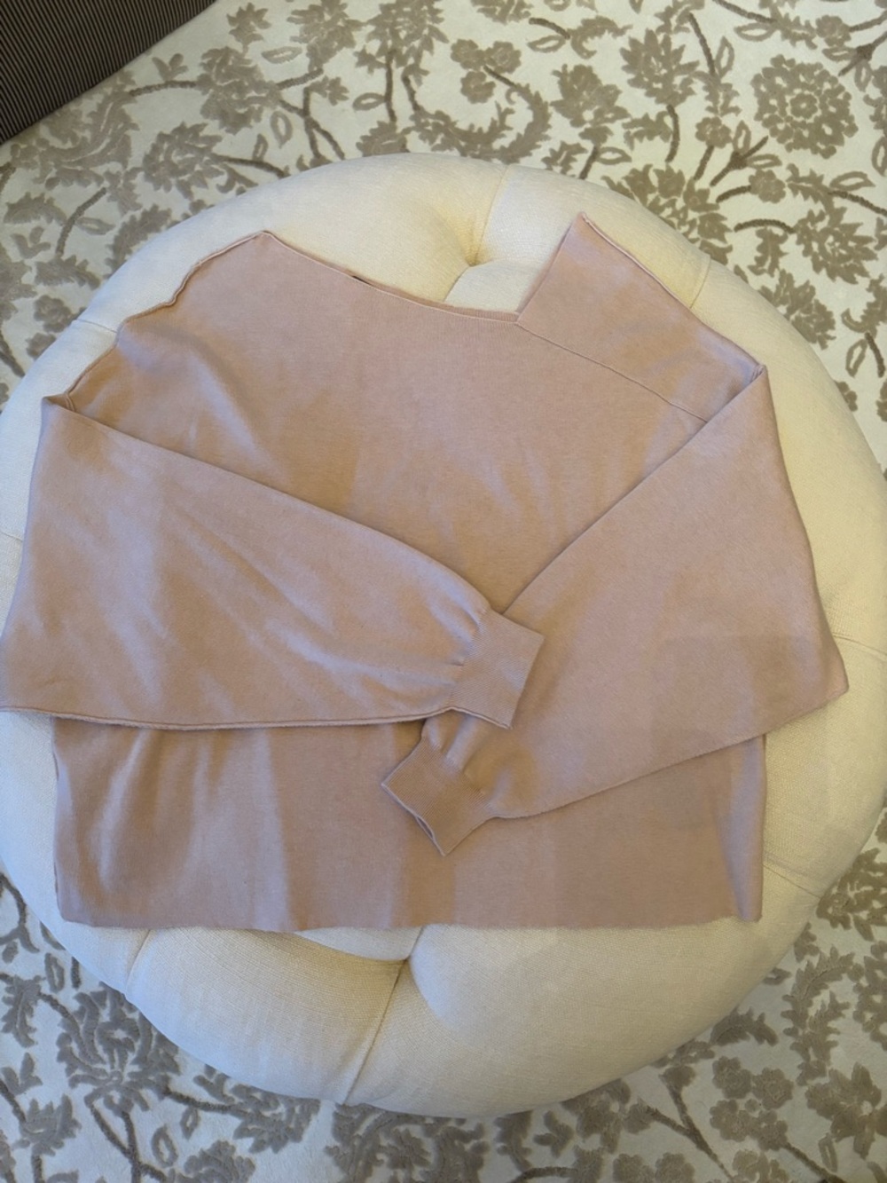 Free People Dusty Blush Off-Shoulder‎ Knit Sweater💕Medium